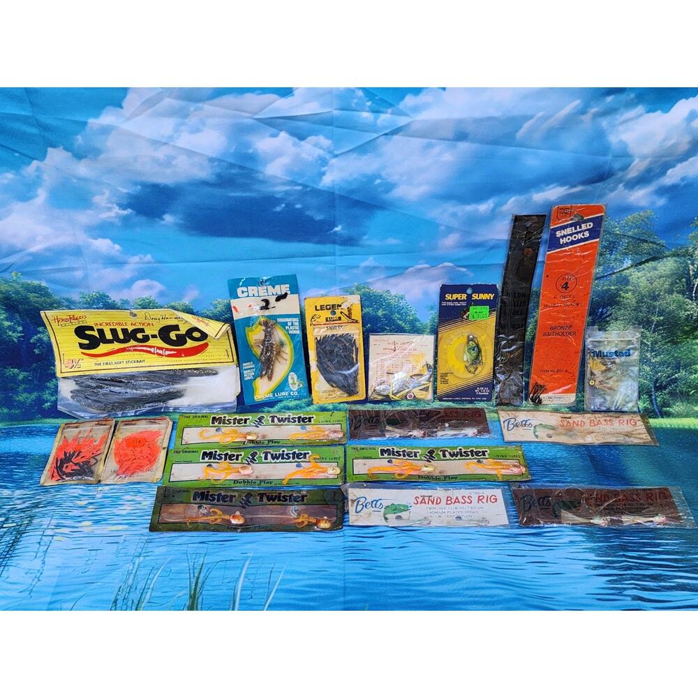 Lot of Vintage Fishing Lures, And Miscellaneous fishing gear